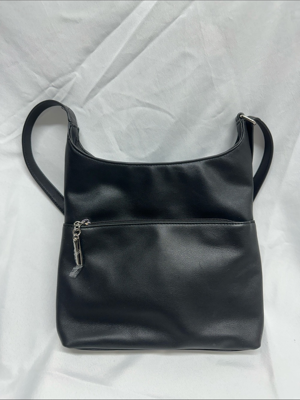 Giani Bernini Black Leather Crossbody Bag